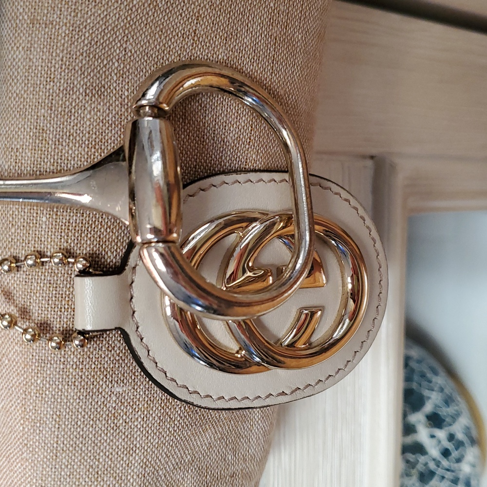 Gucci Brown and Beige Monogram Handbag Set - Picture 11 of 13